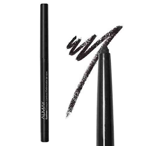 Almay All-Day Eyeliner Pencil, Hypoallergenic, Cruelty-Free, Smudge-Proof, Ophthalmologist Tested, Long Wearing and Water Resistant, 205 Black, 0.01 oz