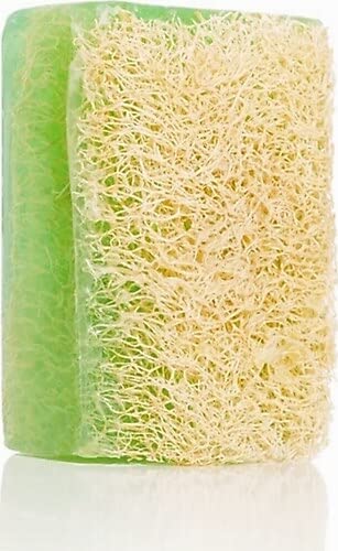 Cielche Natural Handmade Aloe Vera Soap Bar With Pumpkin Fiber 120gr | Oil Balance, Dryness, Collagen, Blackheads and Acne, Vitamins C and E, Nourishing, Anti-Aging