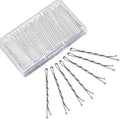 240pcs Silver Bobby Pins for Gray Hair with Storage Case