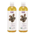NOW Solutions, Jojoba Oil, 100% Pure Moisturizing, Multi-Purpose Oil for Face, Hair and Body, 16-Ounce (Pack of 2)