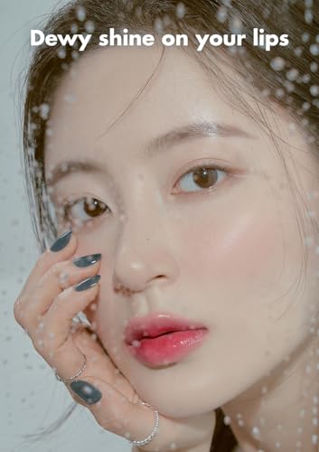 rom&nd DEWY·FUL Water Tint #13 Custard Mauve - K-Beauty Lip Gloss