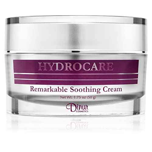 Dinur Cosmetics Hydrocare Remarkable Soothing Cream for Normal/Dry Skin Best for Irritated Skin Soothing & Moisturizing Cream Leave Healthy Glow 1.75 oz /50 g