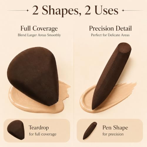 Makeup Sponge 8Pc Set - Pen & Teardrop Beauty Blender