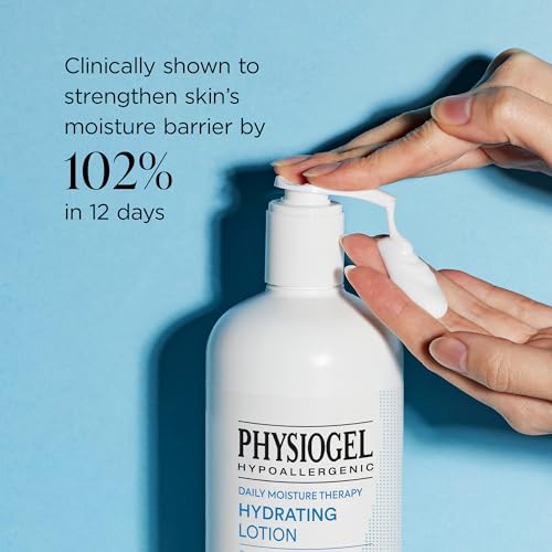 Physiogel Daily Moisture Therapy Face Lotion 72-hr hydration, For Normal to Dry Sensitive Skin - Strengthens Skin Barrier, Hypoallergenic, Moisturizer Face Cream for Men & Women, Fragrance Free