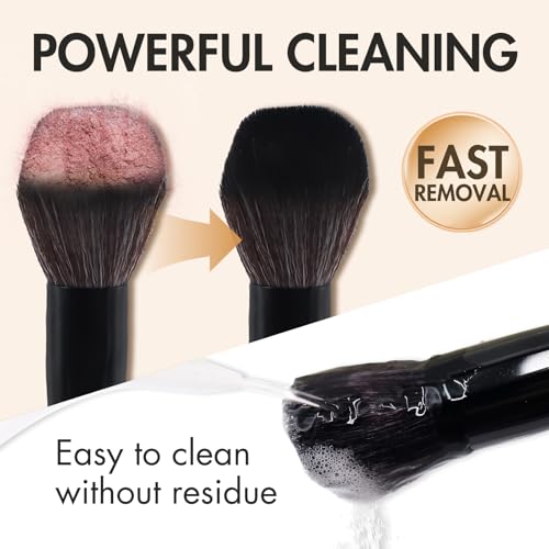 Embagol Makeup Brush Cleaner Soap with Silicone Pad, 100g