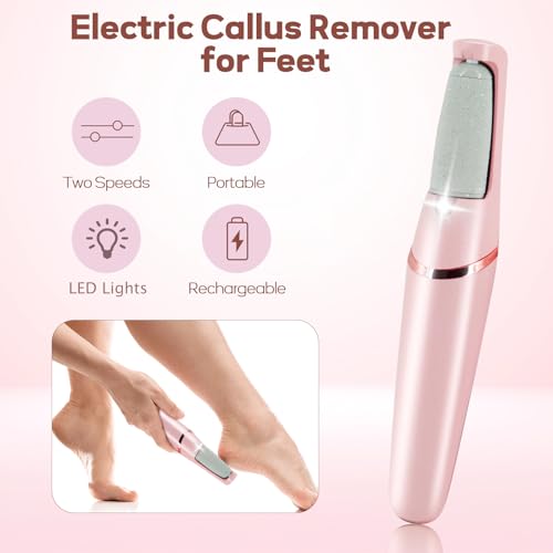 ZABOUL Electric Foot Callus Remover - Rechargeable Electronic Foot File