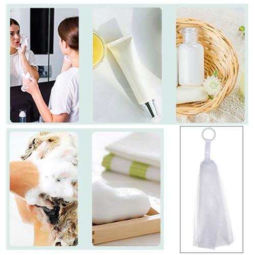 6 Pack Facial Cleanser Foaming Net Exfoliating Mesh Sponge