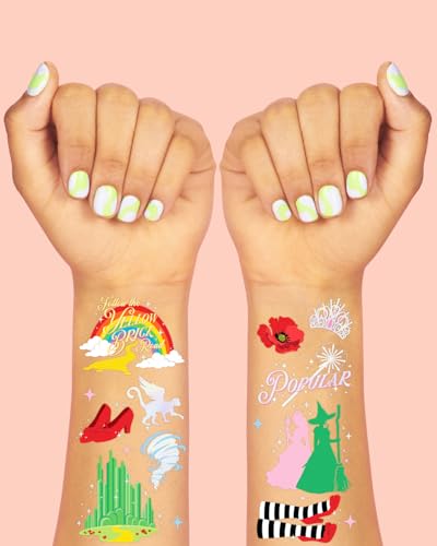 xo, Fetti Witch Temporary Tattoos - 52 Iridescent Foil Pcs