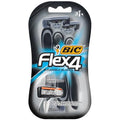 Bic Bic Flex 4 Disposable Shavers, 3 each (Pack of 2)