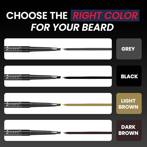 Beard Pencil Filler - Waterproof Dual-Ended for Men