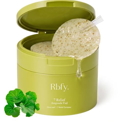 Rbfy 7 Relief Ampoule Toner Pads - Soothing Care for Sensitive Skin