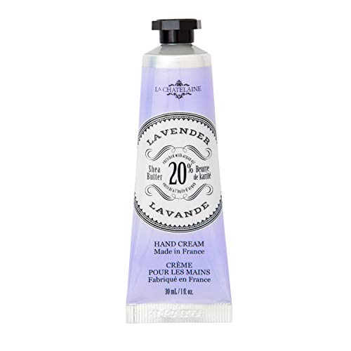Lavender Shea Butter Hand Cream - Organic Argan Oil, Nourishing, Made in France, 1 oz
