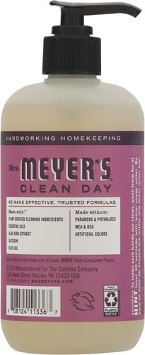 MRS. MEYER'S CLEAN DAY Hand Soap, Plumberry, Made with Essential Oils, 12.5 oz