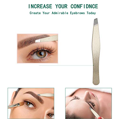 Erised's Bifrost Mini Eyebrow Tweezers Set - Precision Travel Tweezers
