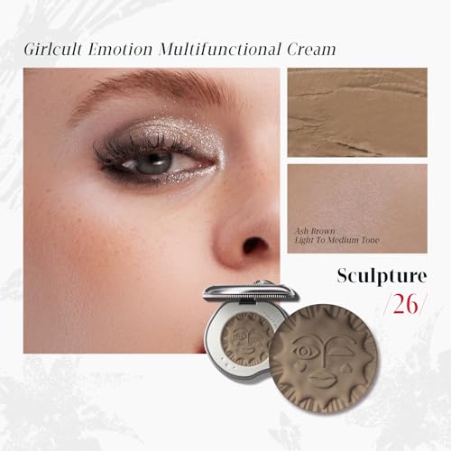 GIRLCULT Sculpture #26 Cool Tone Contour Cream to Powder Multi-Use Makeup
