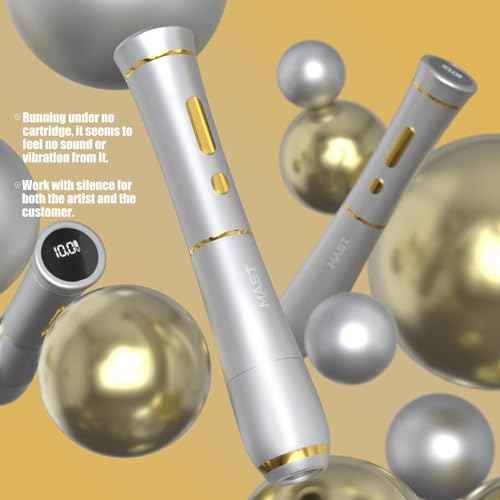 Mast Tattoo P40 Wireless Tattoo Pen Machine Rotary Tattoo Gun Pink Color Lightweight Digital Display Slim Frame for Women Aritst