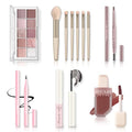 All-in-One Makeup Kit for Women & Girls with Eyeshadow, Mascara & Brushes