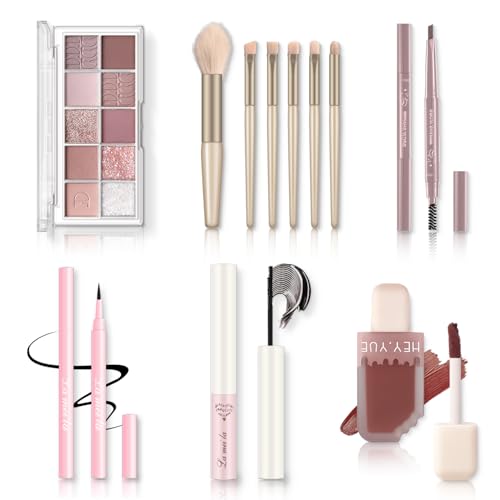 All-in-One Makeup Kit for Women & Girls with Eyeshadow, Mascara & Brushes