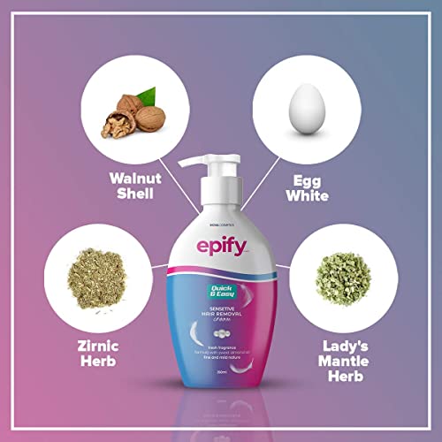 Epify Intimate Hair Removal Cream 8.45 fl oz – For Pubic, Bikini & Sensitive Areas (Variation 1)
