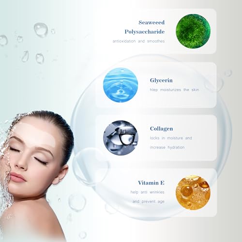 Forehead Wrinkle Patches Overnight 20pcs with Collagen & Seaweed Polysaccharides, Anti Wrinkle Patches for Smooth Fine Lines & Wrinkles, jelly forehead patches Treatment for Skin Care