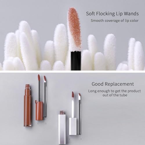 Disposable Lip Applicators 100PCS - Precise Lip Gloss & Lipstick Wand