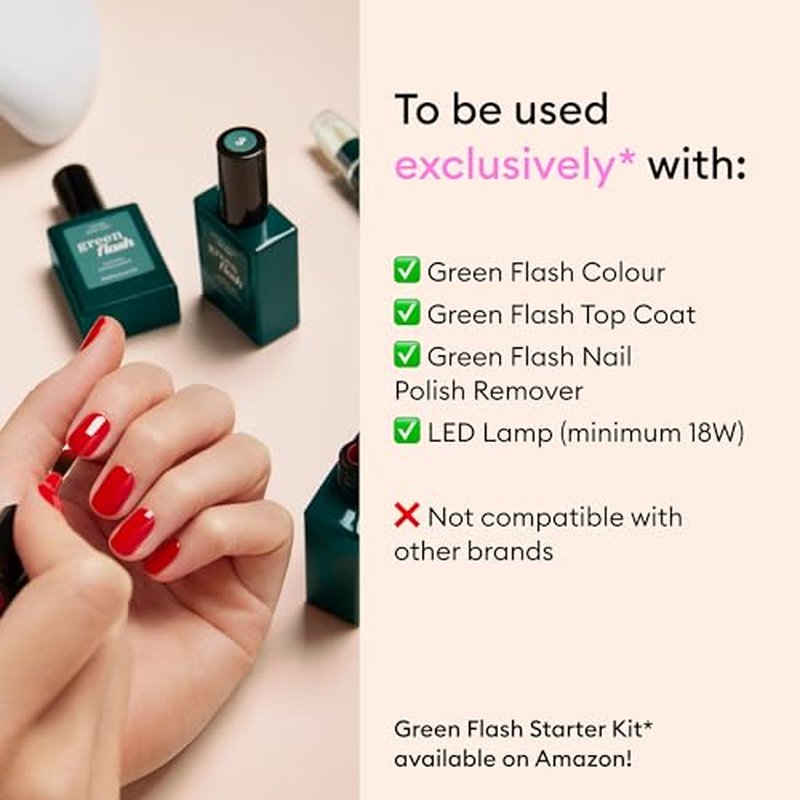 Manucurist Green Flash Satin Gel Polish - Pearly Pale Pink