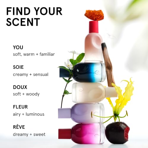 Glossier You Soie Unisex Eau de Parfum 8ml (0.27 Fl Oz) – Skin-Scent Enhancer