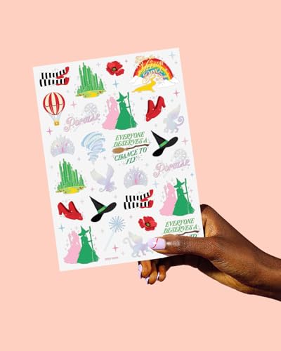xo, Fetti Witch Temporary Tattoos - 52 Iridescent Foil Pcs
