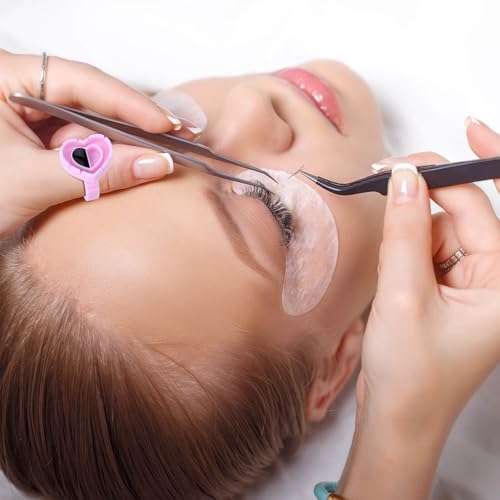400PCS Eyelash Extension Glue Cups & Rings