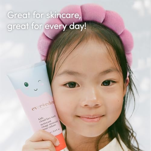 Kids Spa Headband & Clean Vegan Skincare Set for Girls