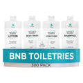 300pc Hotel Toiletries Bulk Set - Shampoo, Conditioner & Soap