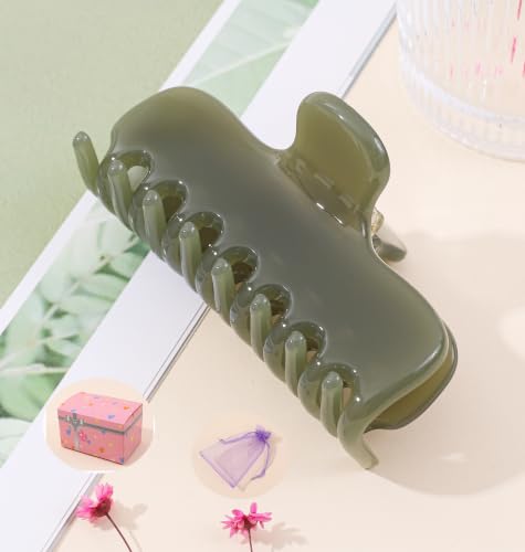 3.8 Inch French Acetate Hair Claw Clips for Women