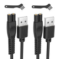 5V Charger Cord Compatible with Philips One Blade QP2724 Charging Cable for Phillips Norelco Oneblade 360, QP1924, QP2834, MG5910, Shaver 3600, 3900, Beard Trimmer Power Cord Replacement 2Pcs