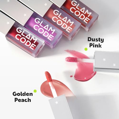 Glam Code Liquid Blush - Dewy Glow Cheek & Lip Makeup, 2 Pack