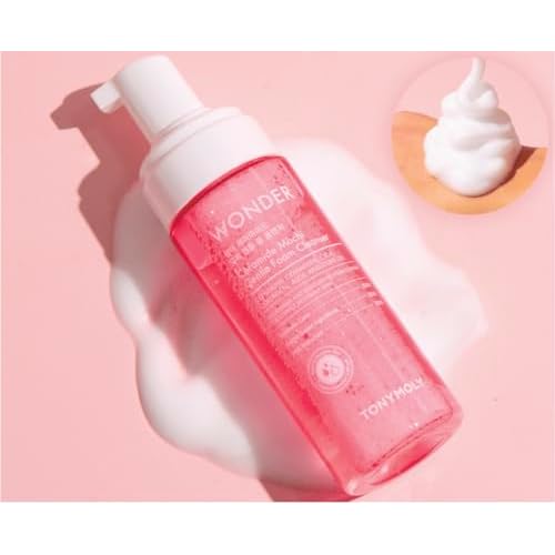 TONYMOLY Wonder Ceramide Mochi Micellar Foam Cleanser ? Gentle Korean Face Wash with Ceramides, Cica & Aloe ? Hydrating Daily Cleanser for All Skin Types