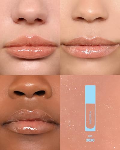 Moira Lip Chic Shimmer Gloss 001 XOXO - Hydrating Vegan Lip Gloss