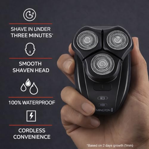 Remington Bald Head Shaver with Beard & Nose Trimmer Kit