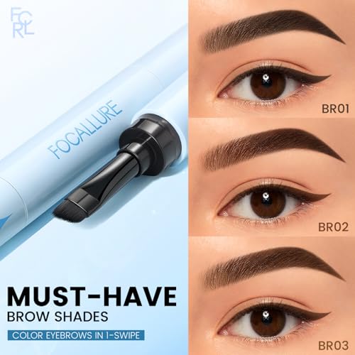 FOCALLURE Dark Brown Eyebrow Pomade - Long-Lasting Brow Filler