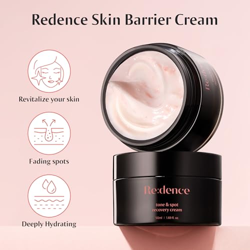 redence] 5% Niacinamide & Triple Hyaluronic Acid Skin Barrier Moisturizer Cream for Even Tone, Deep Hydration & Sensitive Skin Care, 1.69 fl oz