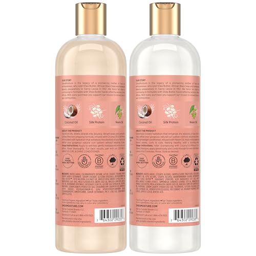 SheaMoisture Coconut & Hibiscus Shampoo & Conditioner for Curly Hair