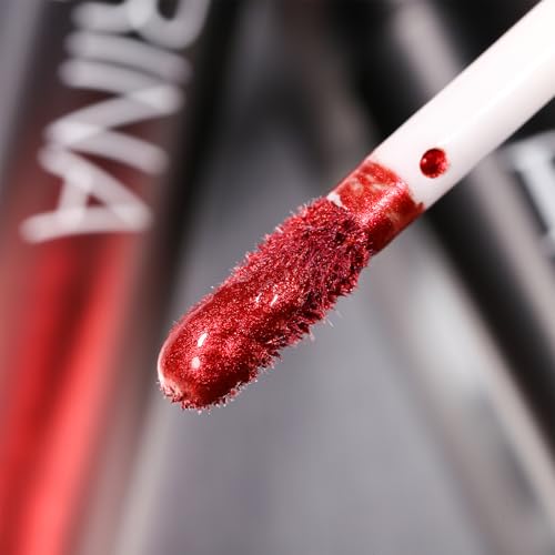 Liquid Red Metallic Eyeshadow - Long Lasting Waterproof