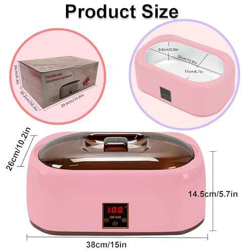 Paraffin Wax Machine for Hand and Feet - Rapid Wax Melting Intelligent Temperature Control Hydrating Moisturizing Spa Treatment at Home