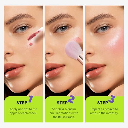 Glam Code Liquid Blush - Dewy Glow Cheek & Lip Makeup, 2 Pack