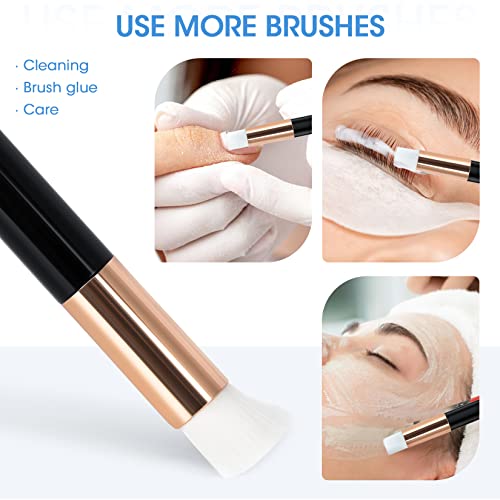 mlogiroa Eyelash Fan Kit - Portable Lash Dryer & Clean Brushes