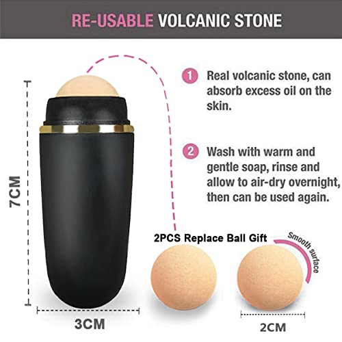 Volcanic Face Roller & Oil Blotting Paper Kit - 103 PCS