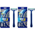 Gillette Sensor3 Simple Men¡¯s Disposable Razors, 8 Count (Pack of 2) Blue