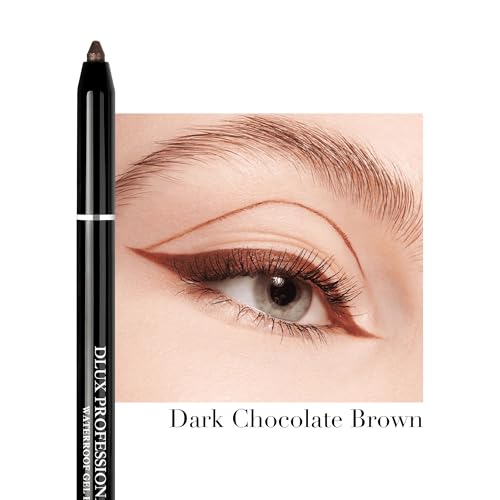 Waterproof Gel Eyeliner Pencil - Dark Chocolate Brown