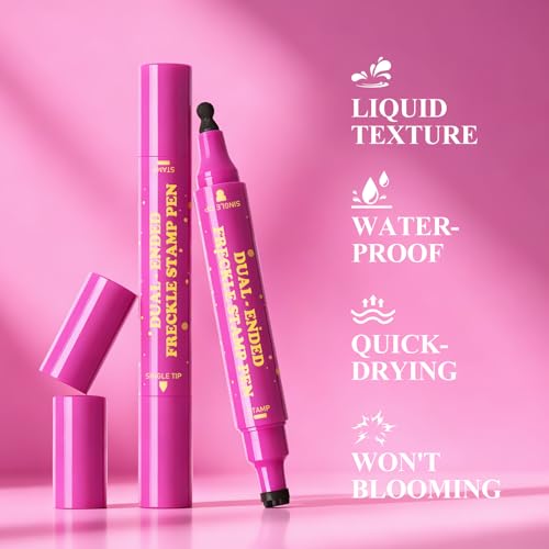2 In 1 Freckle Stamp Pen - Waterproof Eyeliner & Freckle Pen Set