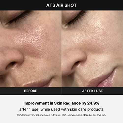 Medicube Age-R ATS Air Shot - Microneedling Pore Tightening Skin Care Device for Enhanced Absorption, Pore Refinement, and Smoother Skin Texture - Exfoliation, Skin Rejuvenation - Korean Skin Care