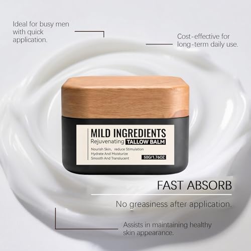 Men's Rejuvenating Tallow Balm - Deep Moisturizer for Skin